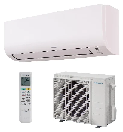 Daikin Comfora: vnútorná jednotka, diaľkový ovládač a vonkajšia jednotka
